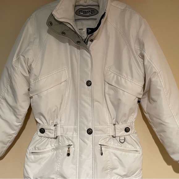 Fera ski jacket, size 8, gently used, white - Picture 2 of 6